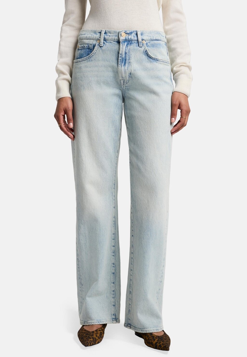 

Джинсы прямого кроя STRAIGHT 7 for all mankind, светло-голубой