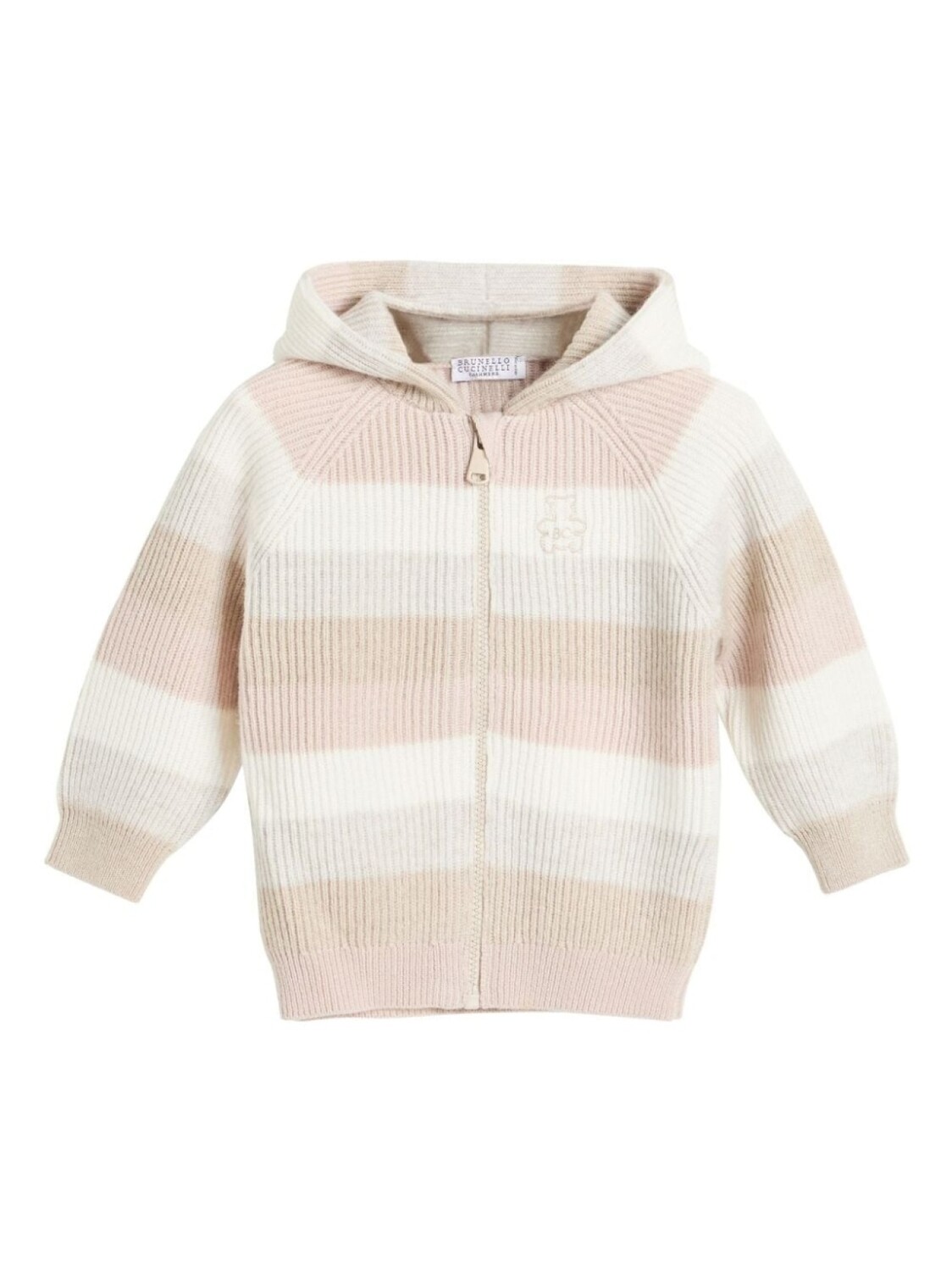 

Кашемировый кардиган Brunello Cucinelli Brunello Cucinelli Kids, кремовый