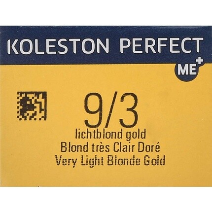 Koleston Perfect Me+ 9/3 Светло-русый золотой 60 мл, Wella — фото 2