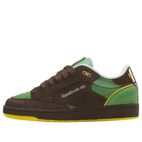 

Кроссовки club c bulc 'brown green' Reebok, коричневый