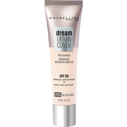

Maybelline Dream Urban Cover All-In-One Защитный макияж SPF 50 095 Fair Porcelain 30 мл Maybelline New York