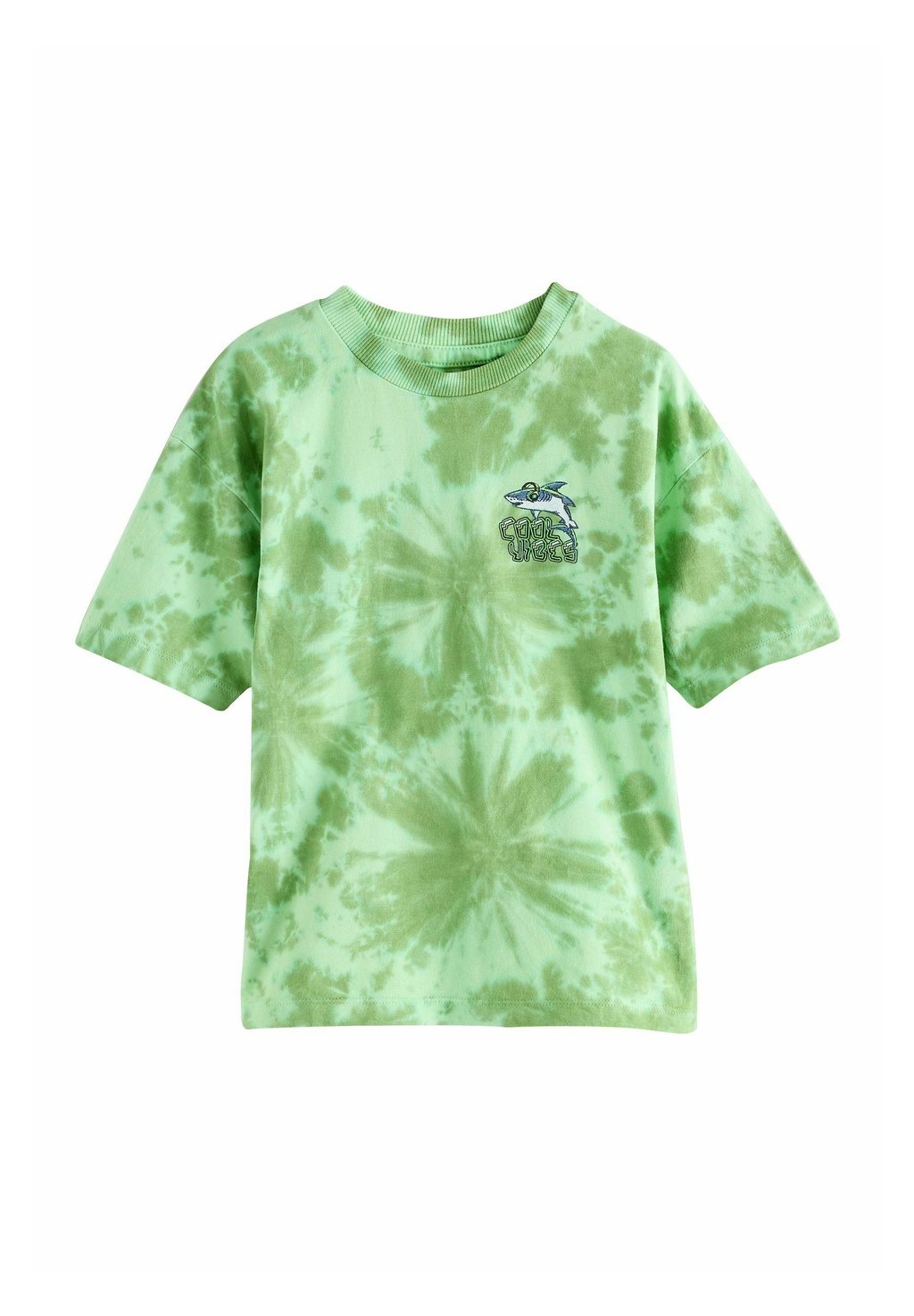 

Футболка с принтом RELAXED FIT TIE DYE GRAPHIC SHORT SLEEVE Next, зеленый