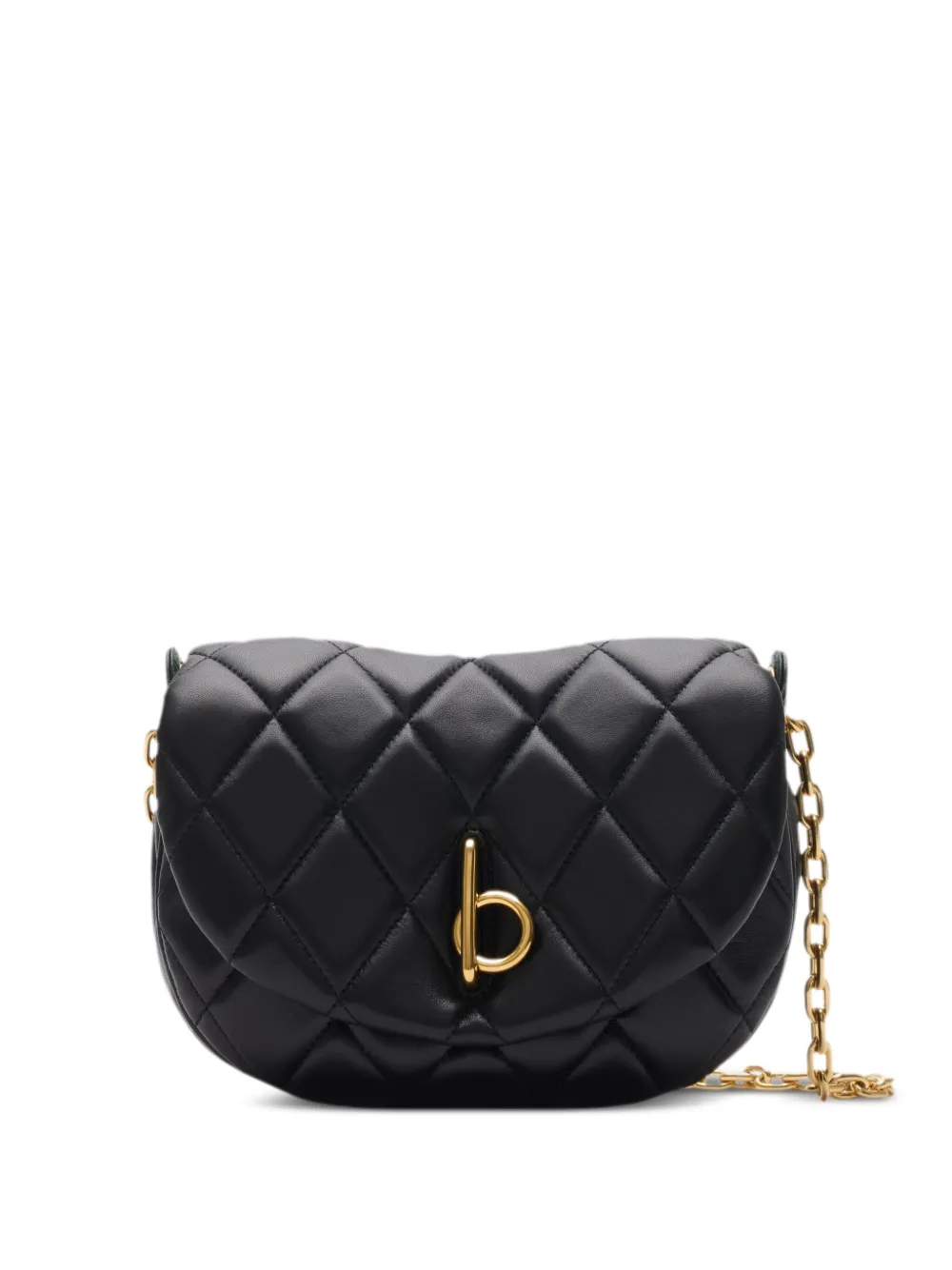 

Стеганая сумка через плечо Rocking Horse BURBERRY, черный