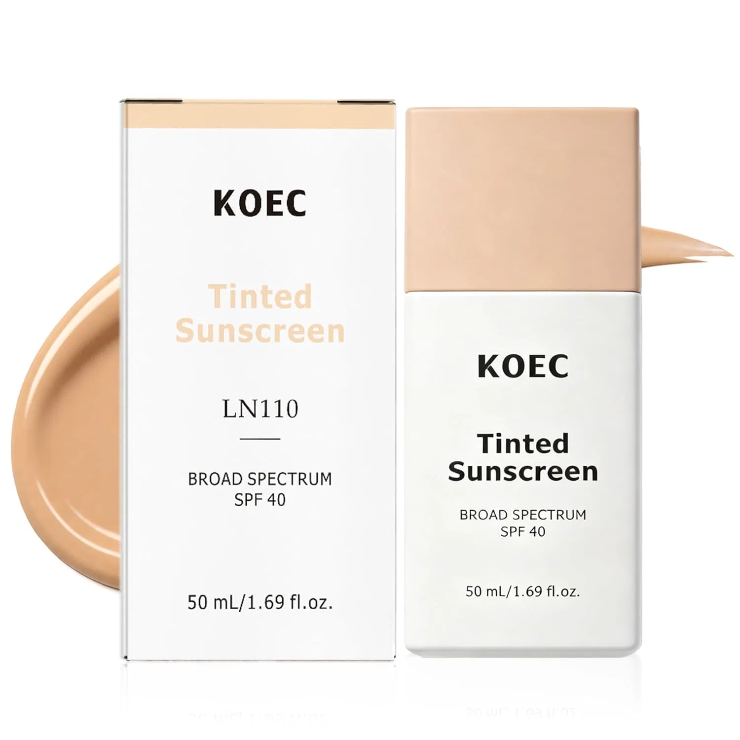 Тонирующий солнцезащитный флюид для лица SPF 40, 50 мл Crunier