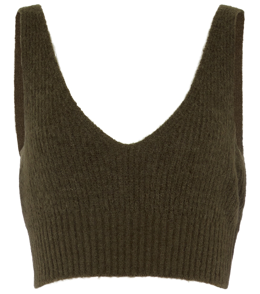 

Бюстгальтер-бралетт Cozy Silhouettes из смеси альпаки Dorothee Schumacher, Deep Khaki