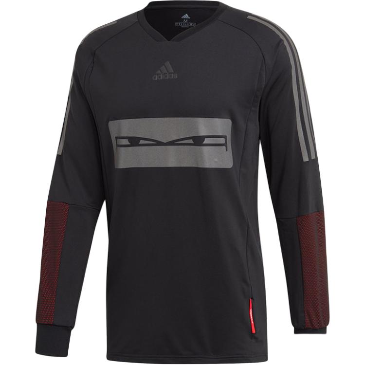 

Adidas Футболка мужская черная V-образный вырез умеренный прямой крой