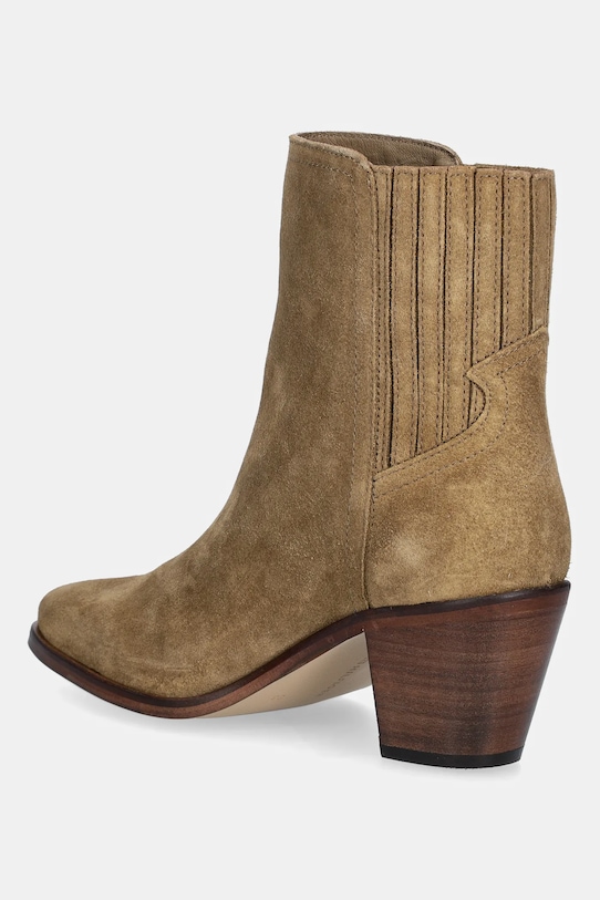 Замшевые ботинки Western mid heel Chelsea Tommy Hilfiger, коричневый — фото 3