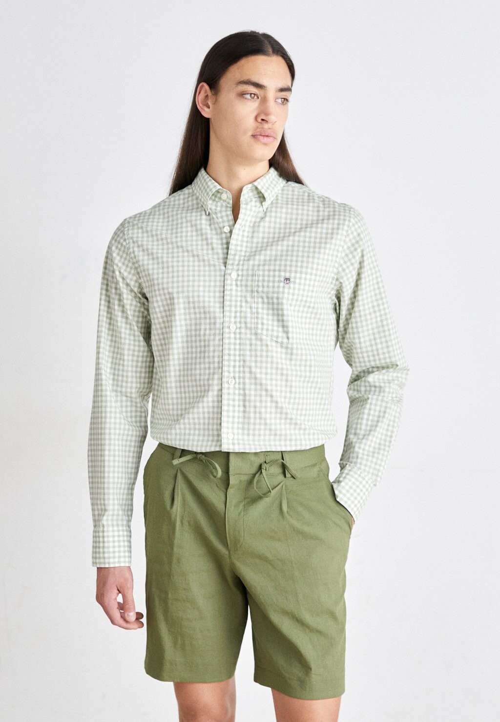 

Рубашка GANT, цвет milky matcha