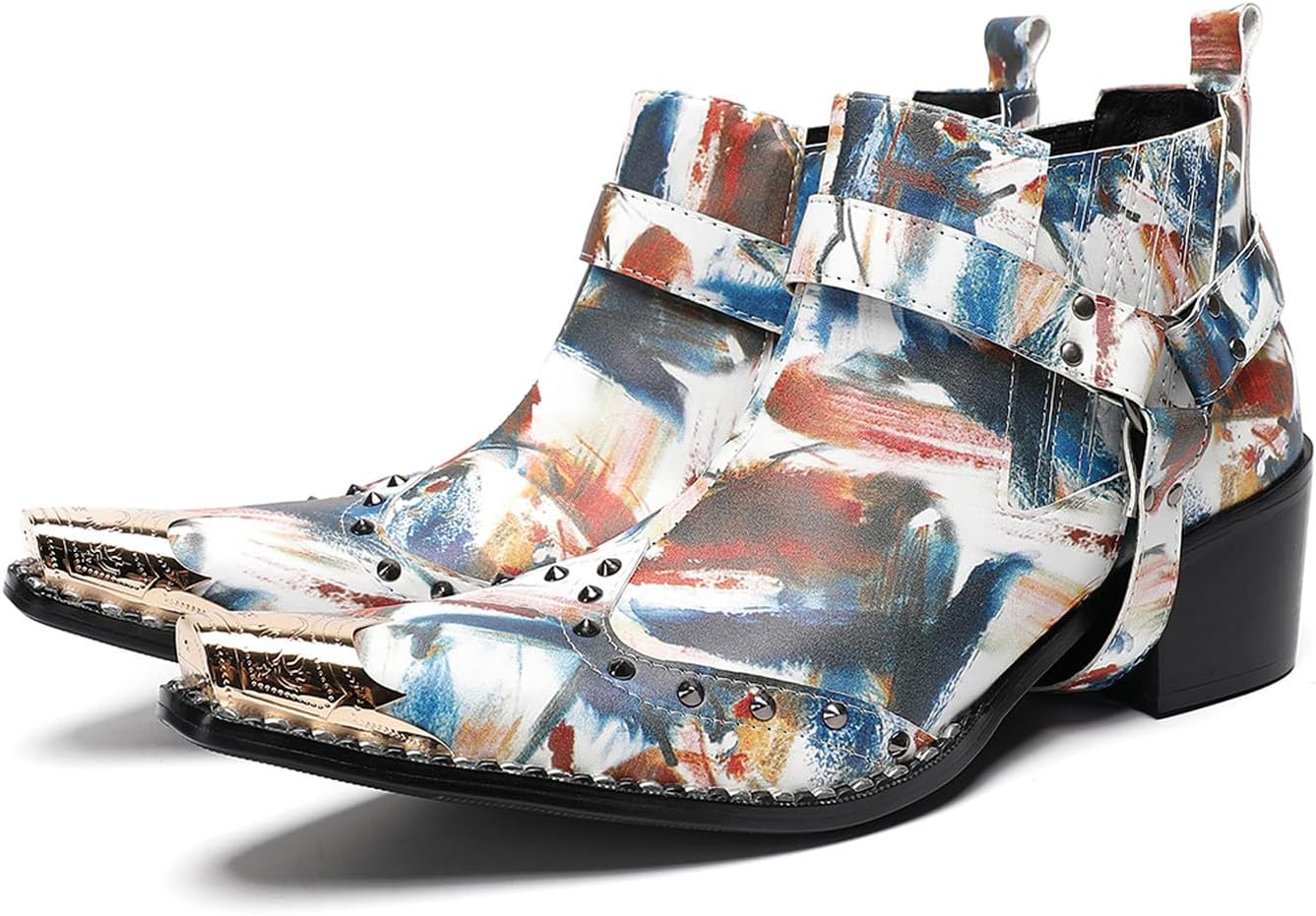 

Мужские белые сапоги Chelsea Santimon