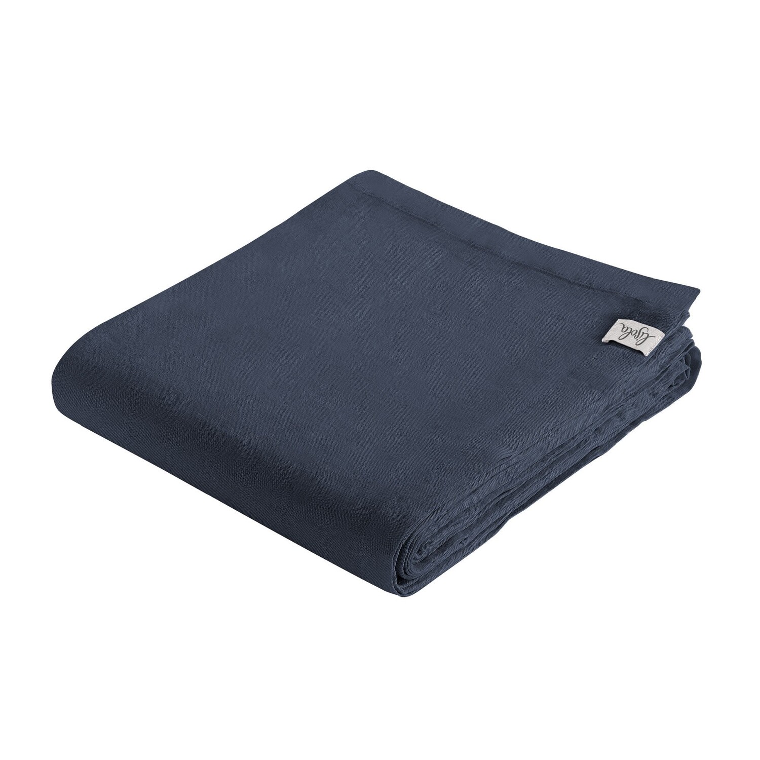 

Покрывало из чистого льна StoneWashed без глажки - Графит Lisola Stone, деним