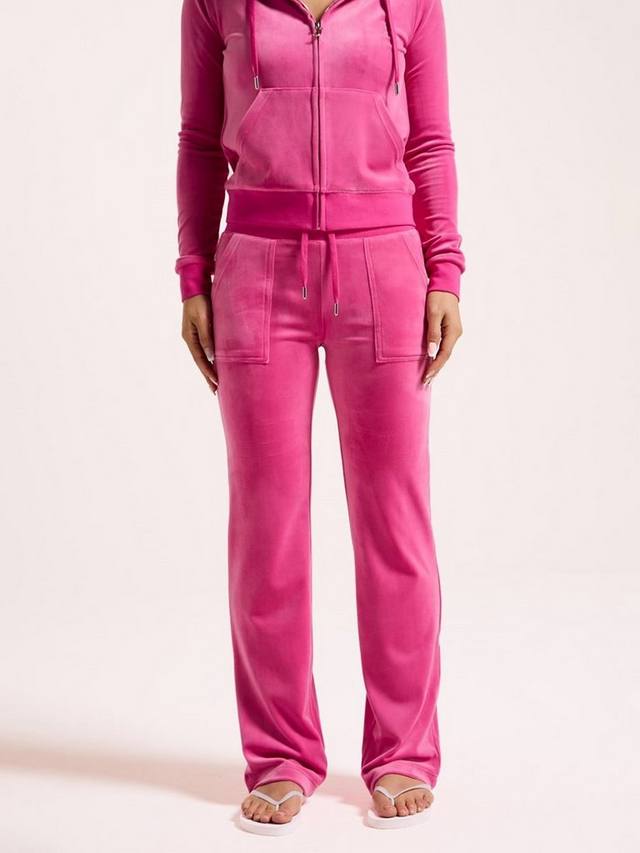 

Брюки Del Ray Velour Juicy Couture, Very Berry