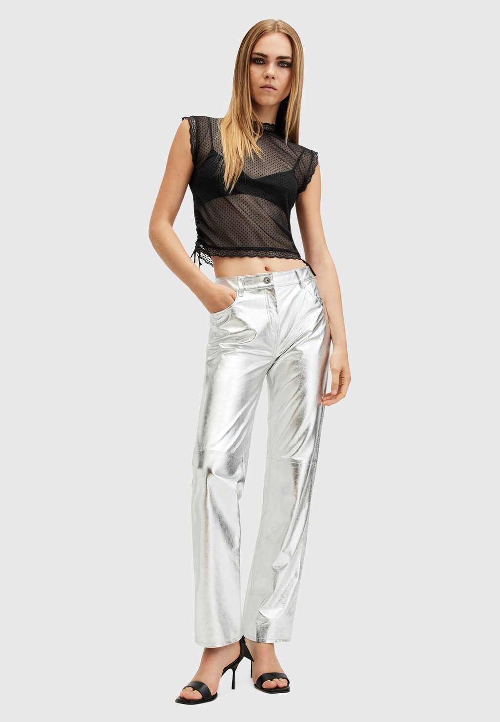 

Топ ADARA AllSaints, черный