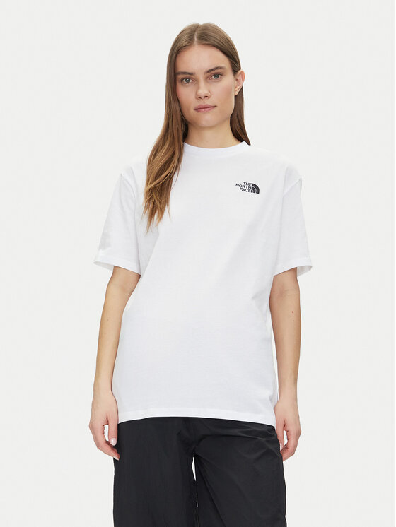 

Футболка оверсайз NF0A87NQFN41 The North Face, белый