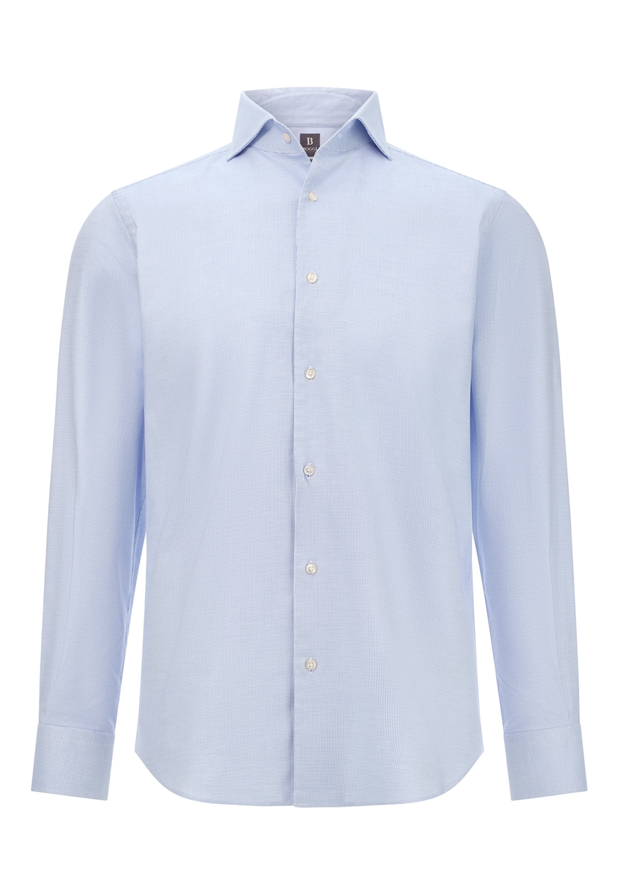 

Рубашка на пуговицах классического кроя Boggi Milano, светло-голубой