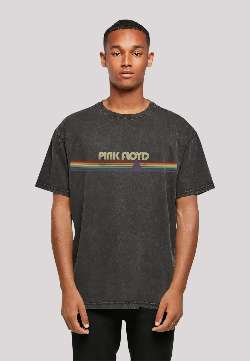

F4NT4STIC Футболка "Pink Floyd Oversize", принт, черный