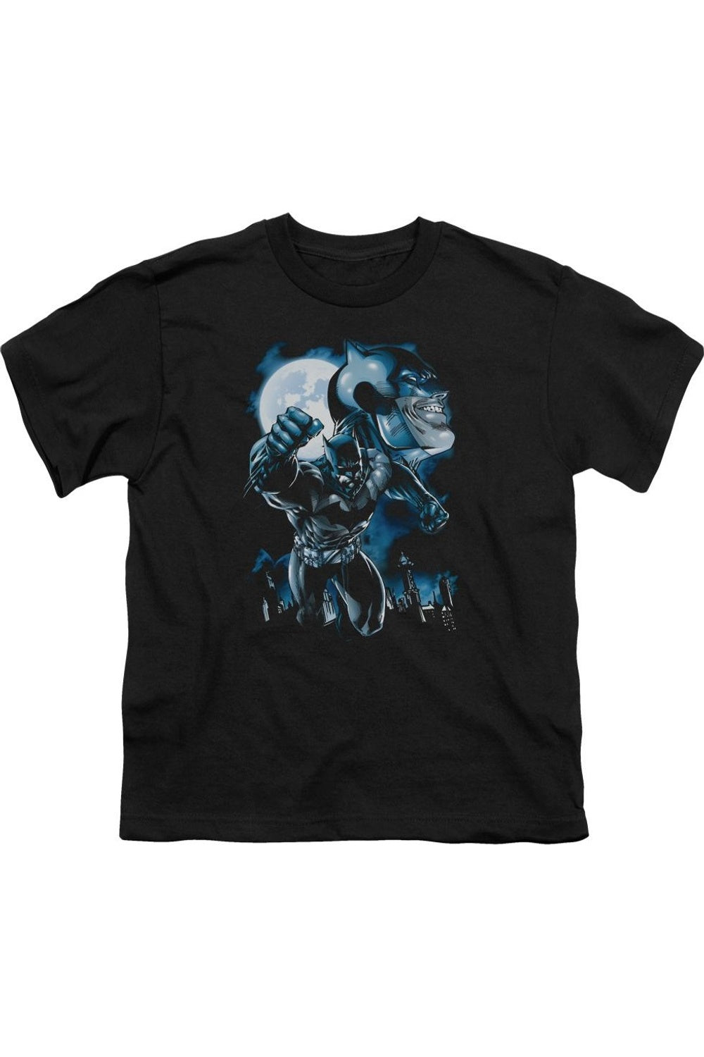 

Футболка с коротким рукавом Batman Moonlight Bat для детей Gildan, черный