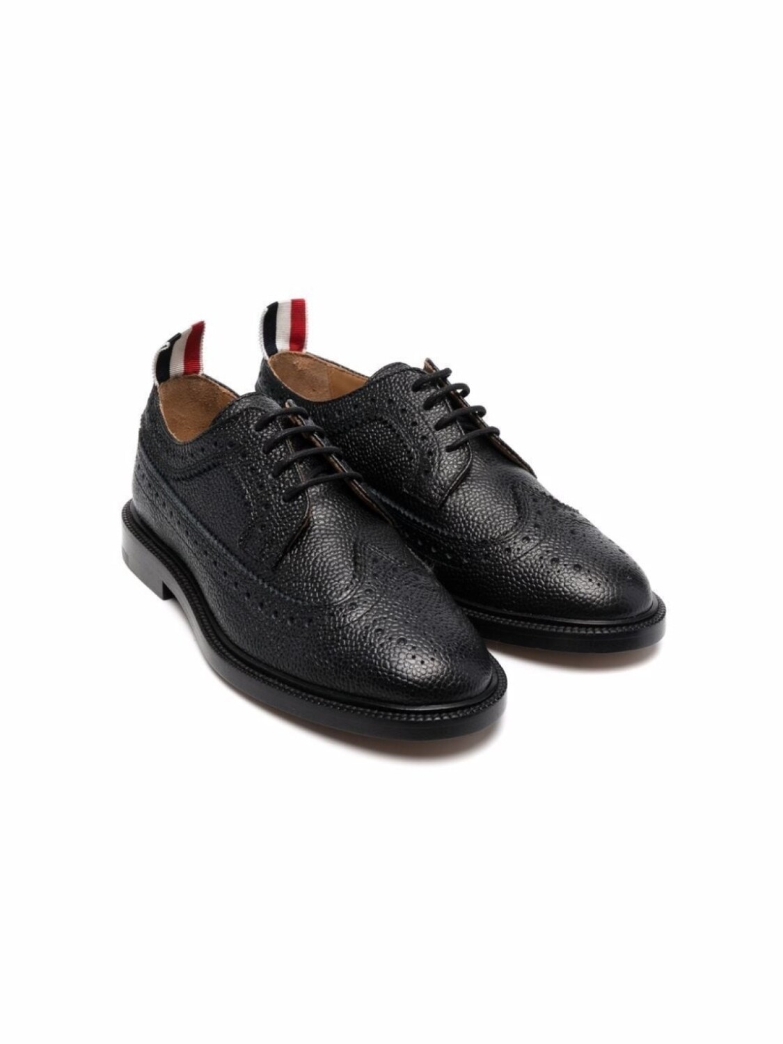 

Thom Browne Kids броги на шнуровке, черный