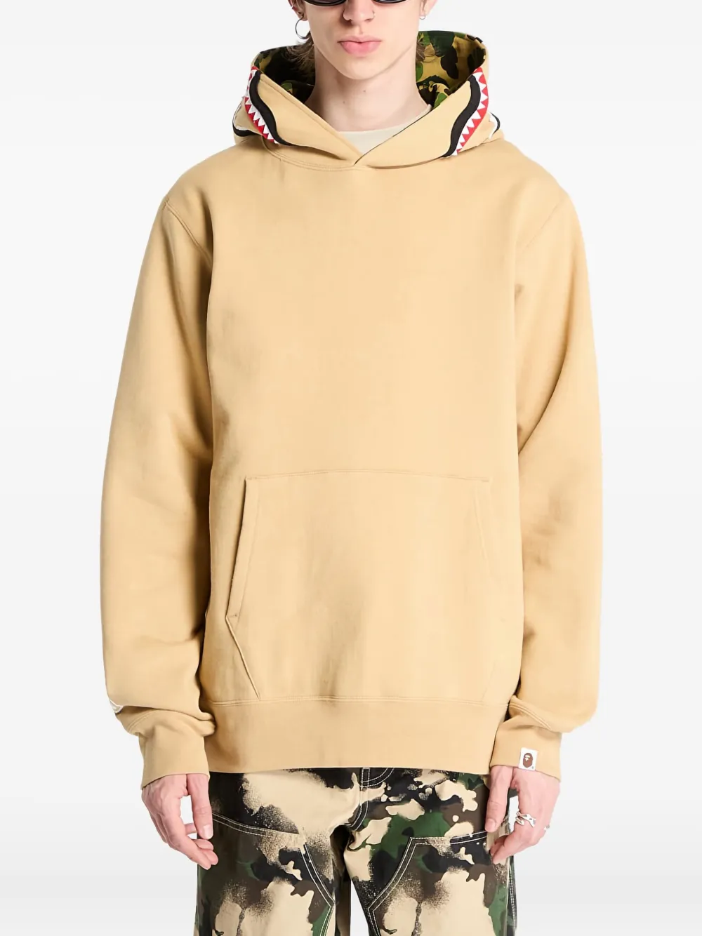 

Толстовка с капюшоном ABC Camo с изображением акулы A BATHING APE, нейтральный