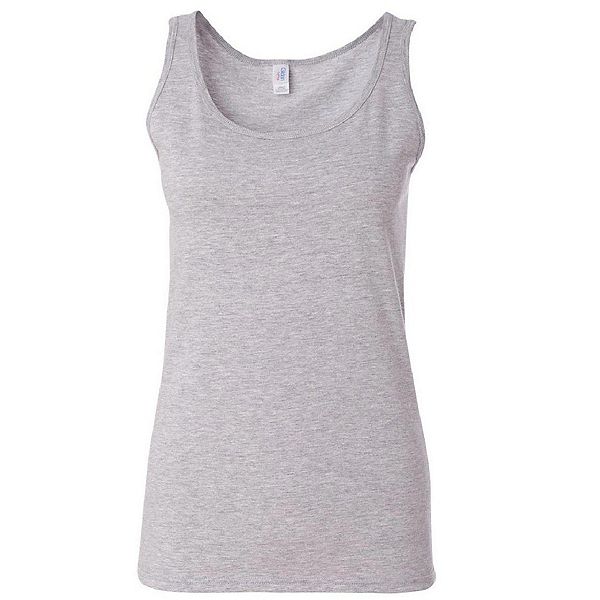 

Футболка-майка Gildan Ladies Soft Style Floso, Sport Grey, Серый, Футболка-майка Gildan Ladies Soft Style Floso, Sport Grey