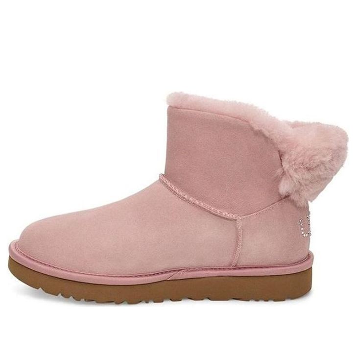 Ботинки зимние UGG WMNS Classic Bling Mini, розовый