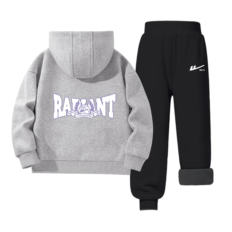 Детская повседневная спортивная одежда WARRIOR, Gray/H White Purple+H Silicone Return White K-Black/H Silicone Return White K