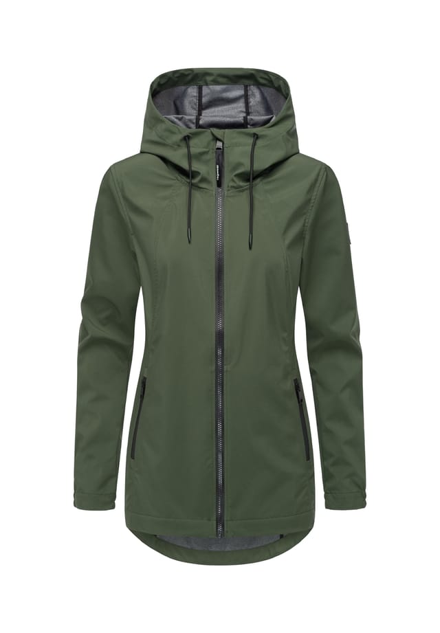 

Короткое пальто Zuzka Sport Ragwear, зеленый