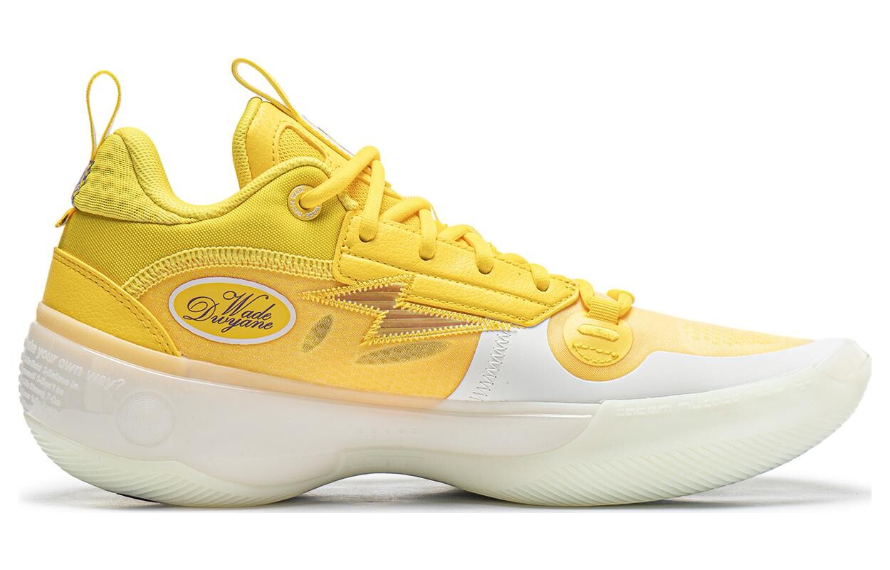 Li Ning ПОДКЛАДКА Мужские баскетбольные кроссовки Wade's Way, Желтый — фото 2