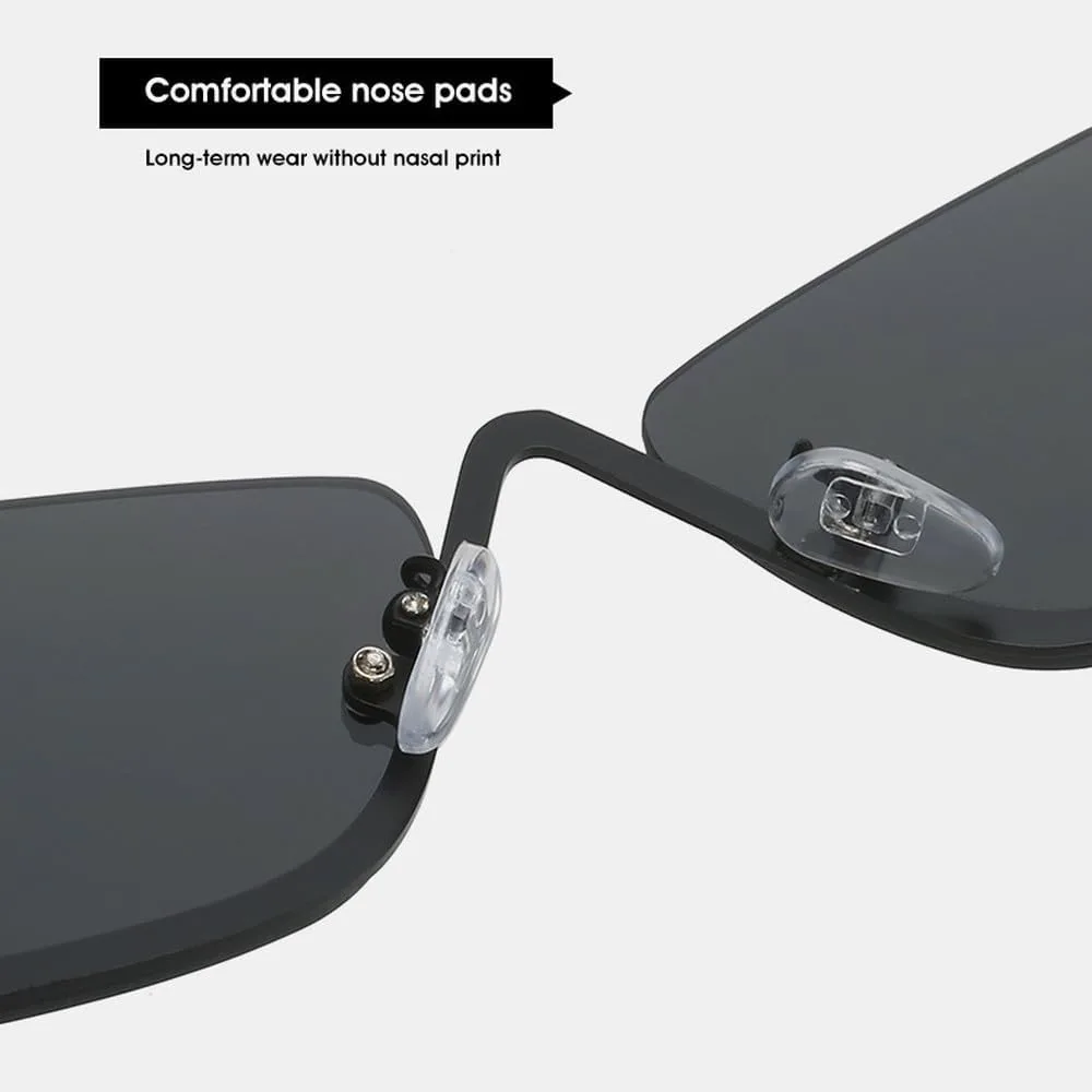 

Модные солнцезащитные очки «кошачий глаз» для мужчин и женщин, для путешествий и походов, полуободковая оправа с поликарбонатными линзами, трендовые очки LVTFCO, C5