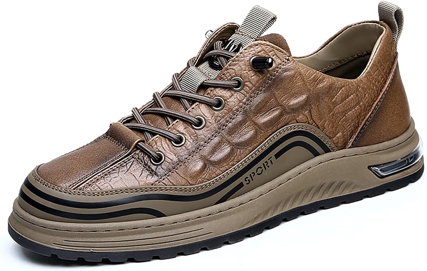 

Мужские кроссовки на платформе с эффектом увеличения роста Lvomu, хаки