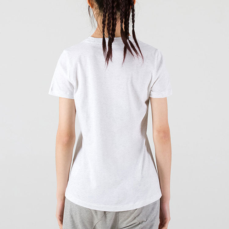 Футболка (WMNS) Nike AS W Nike Sportswear Tee ESSNTL ICON FUTUR BIRCH HEATHER BV6170-051 — фото 4