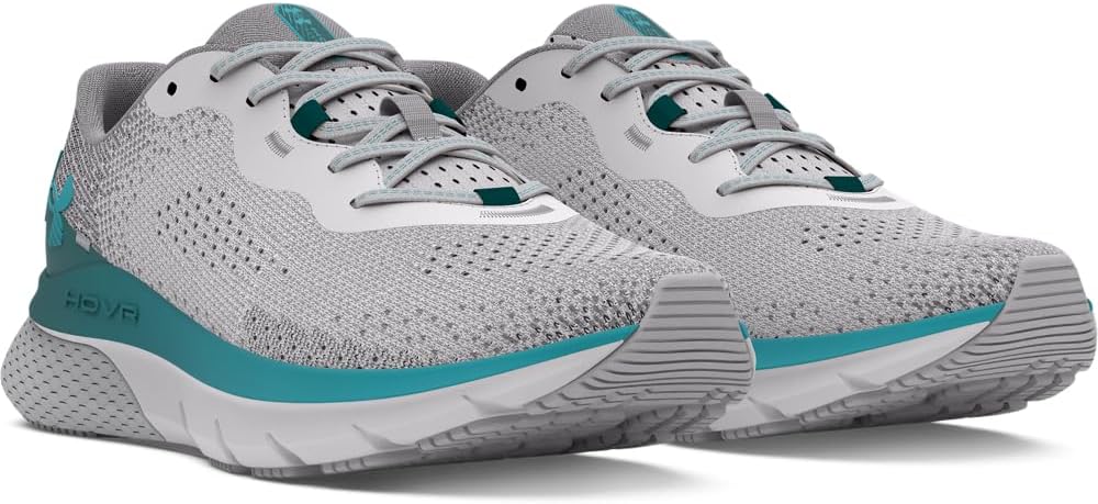 Мужские беговые кроссовки Under Armour HOVR Turbulence 2, (108) Halo Gray/Hydro Teal/Circuit Teal — фото 2