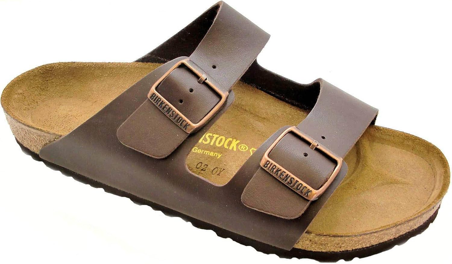Женские шлепанцы Birkenstock Arizona, темно-коричневый — фото 3
