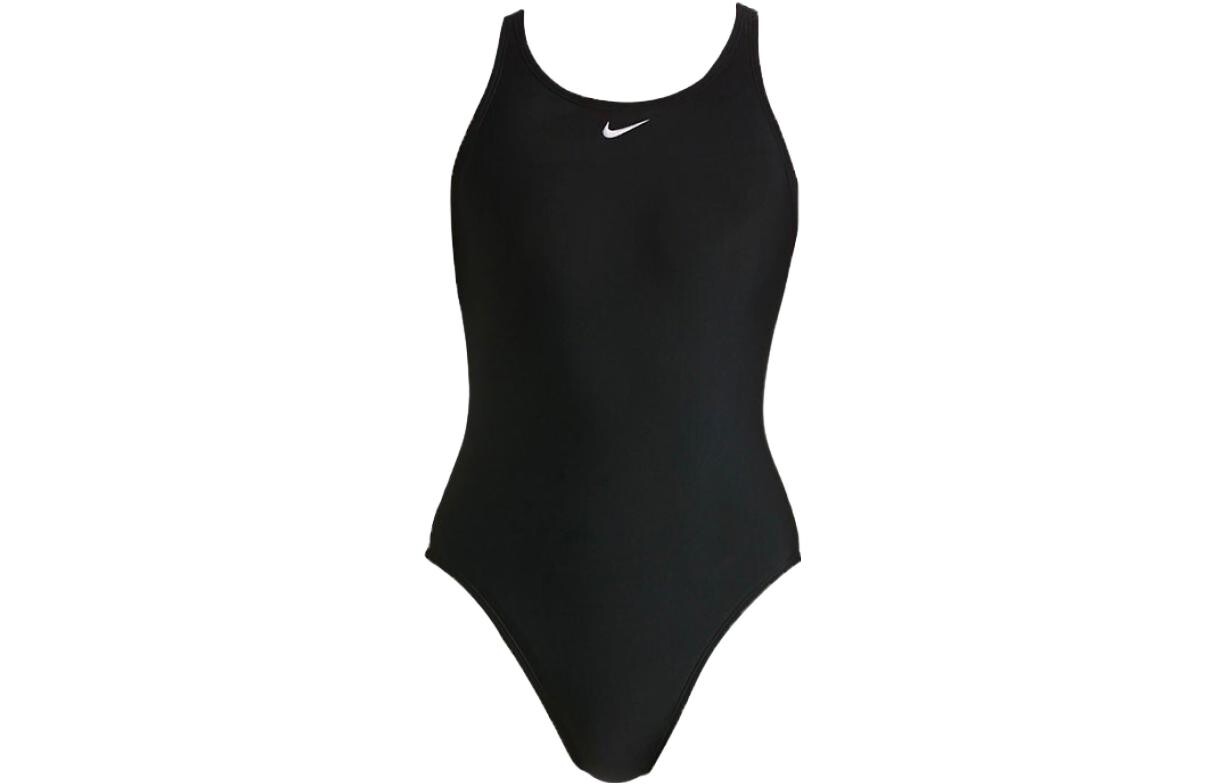 

Слитный купальник женский черный Nike