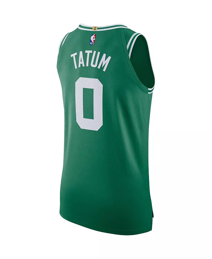 Мужская футболка Jayson Tatum Kelly Green Boston Celtics Authentic - версия Association Edition Nike — фото 3