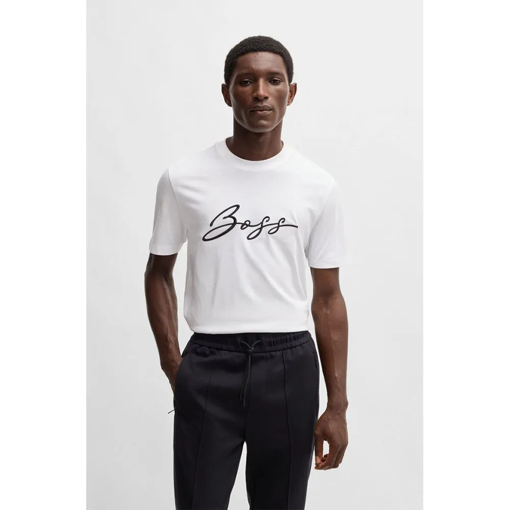 

Футболка с коротким рукавом BOSS Thompson 70 10236129, белый
