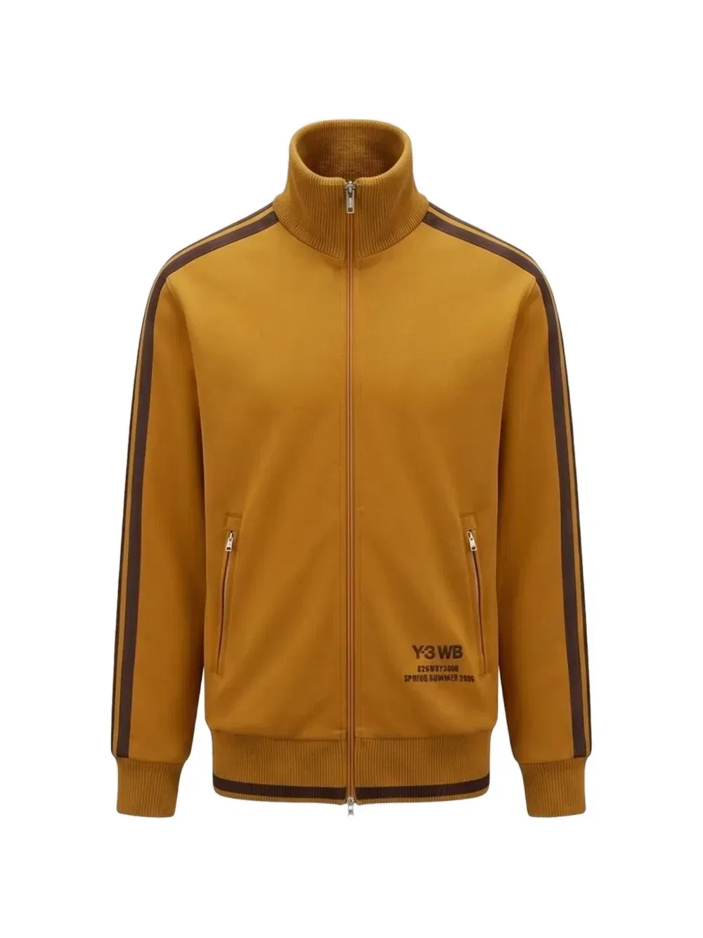 Спортивная куртка с боковыми полосками adidas X Yohji Yamamoto WBY-3, коричневый