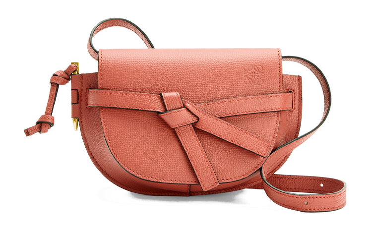 

LOEWE Сумка через плечо Gate из телячьей кожи для женщин в оранжевом цвете