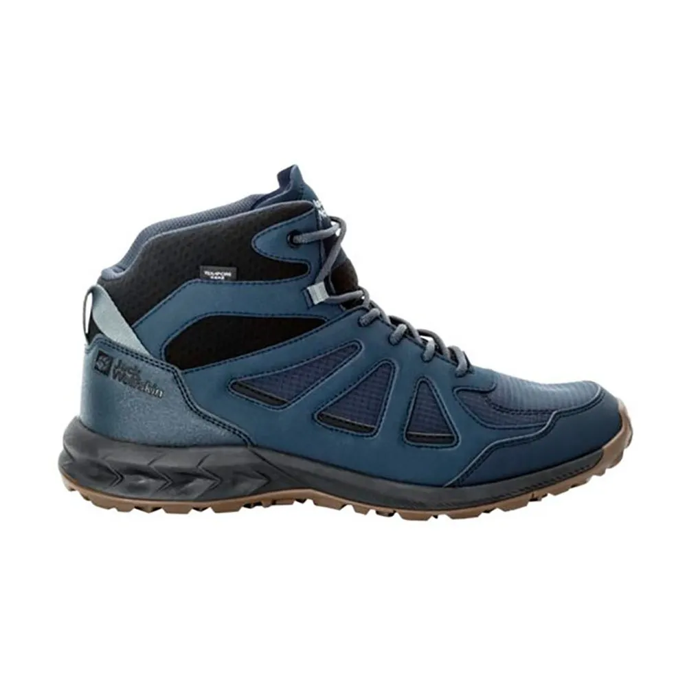 

Треккинговые ботинки Jack Wolfskin Woodland 2 Texapore Mid, синий