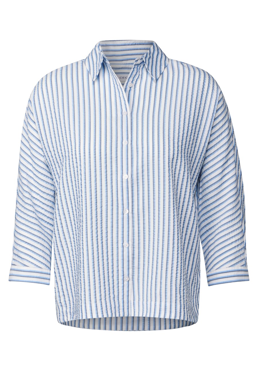 

Блуза CECIL, цвет Blue/mottled blue