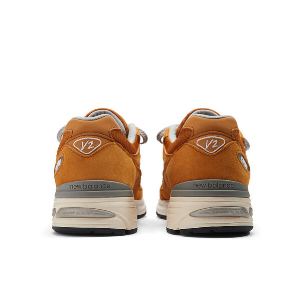 Кроссовки 991v2 сделано в Великобритании New Balance, оранжевый — фото 4