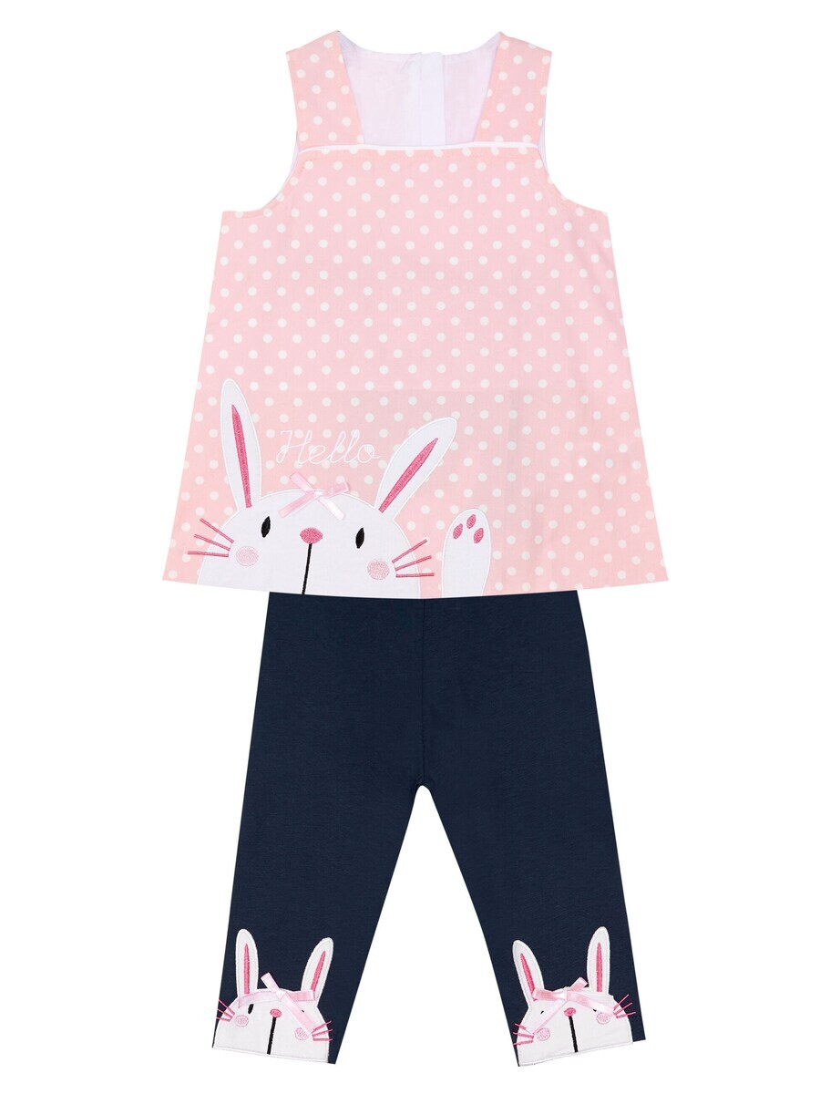 

Спортивный костюм Denokids Tracksuit Hello Rabbit, розовый