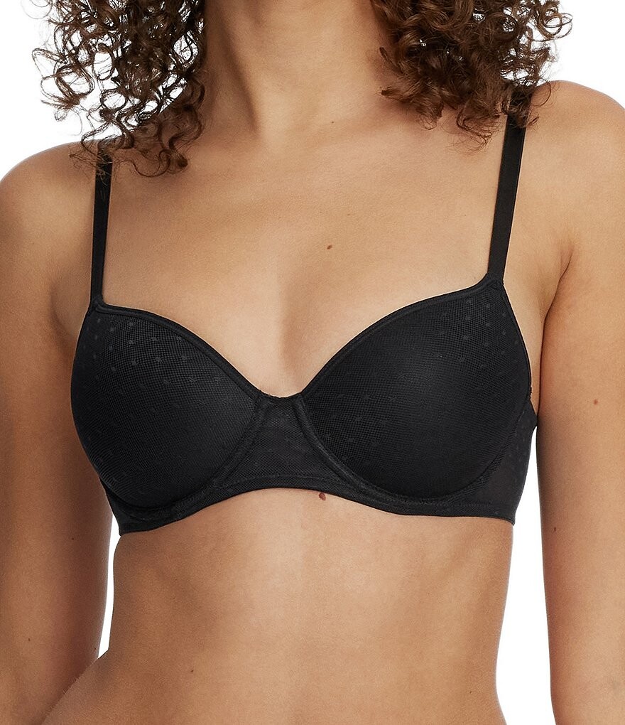 

Skarlett Blue Dotty Lace: многосторонний бюстгальтер-футболка, черный
