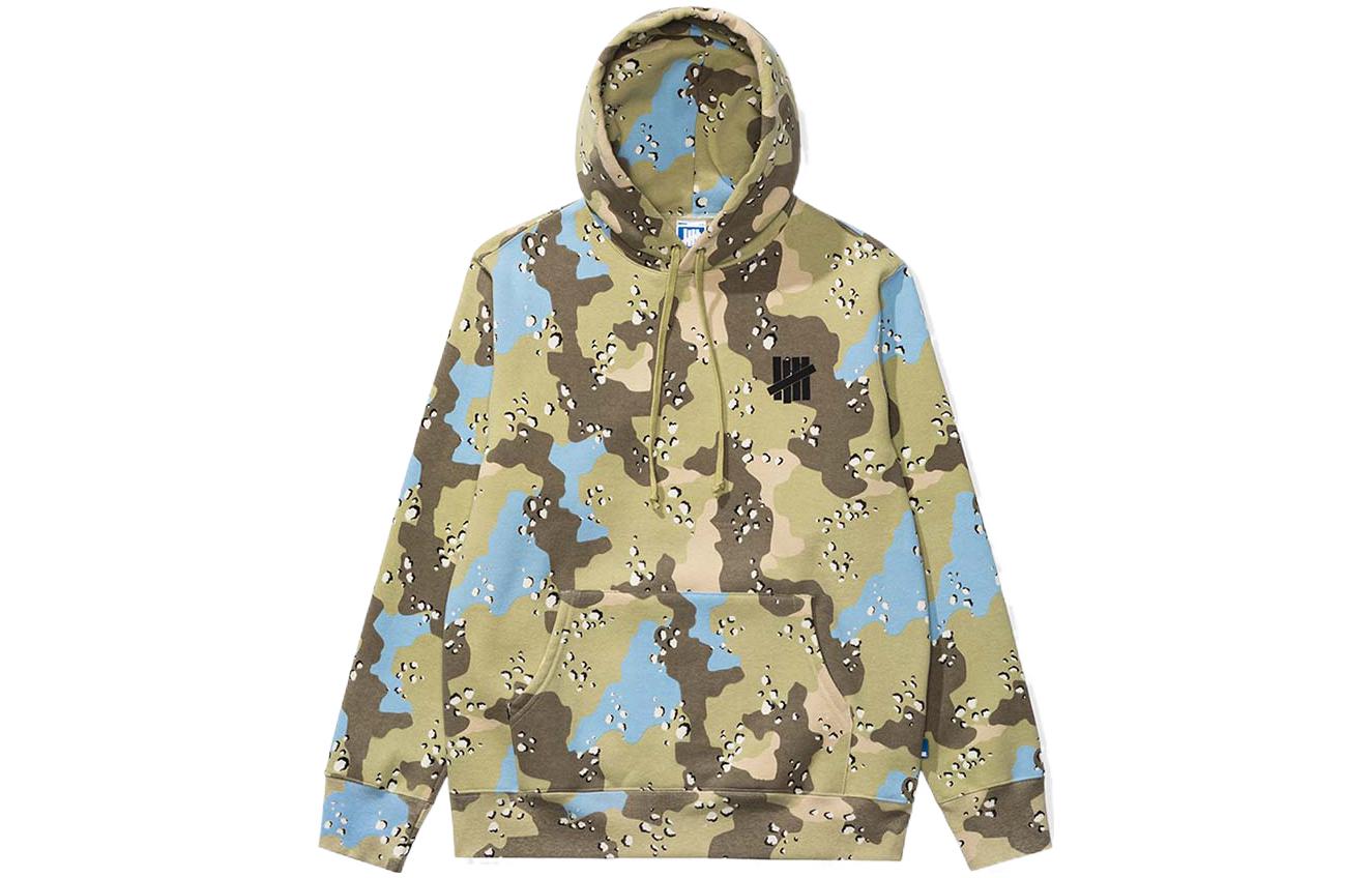 

Толстовка мужская с капюшоном Moderate Regular UNDEFEATED, зеленый camouflage