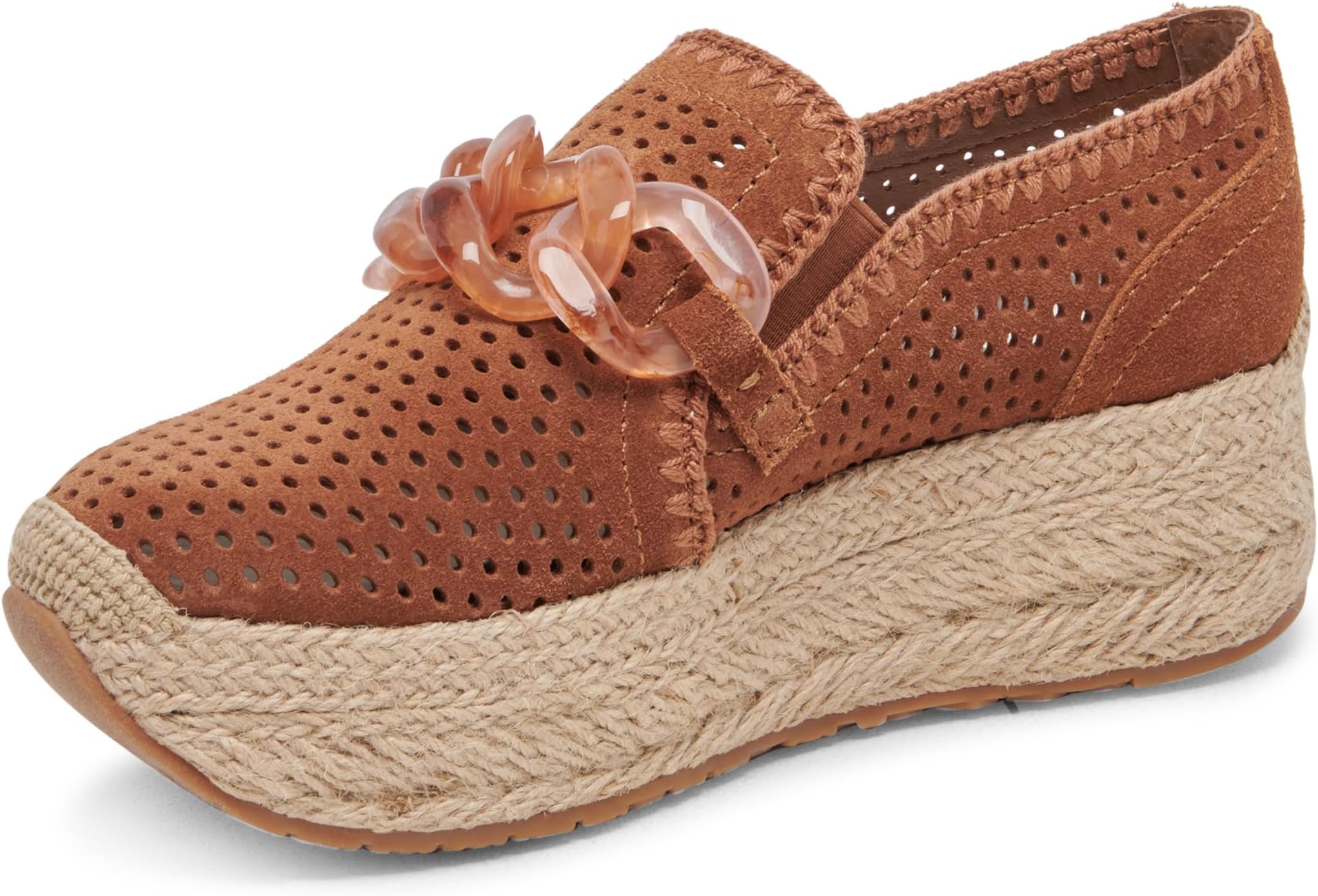 

Лоферы Dolce Vita Jhenee Espadrille Perf, цвет Pecan Perforated Suede