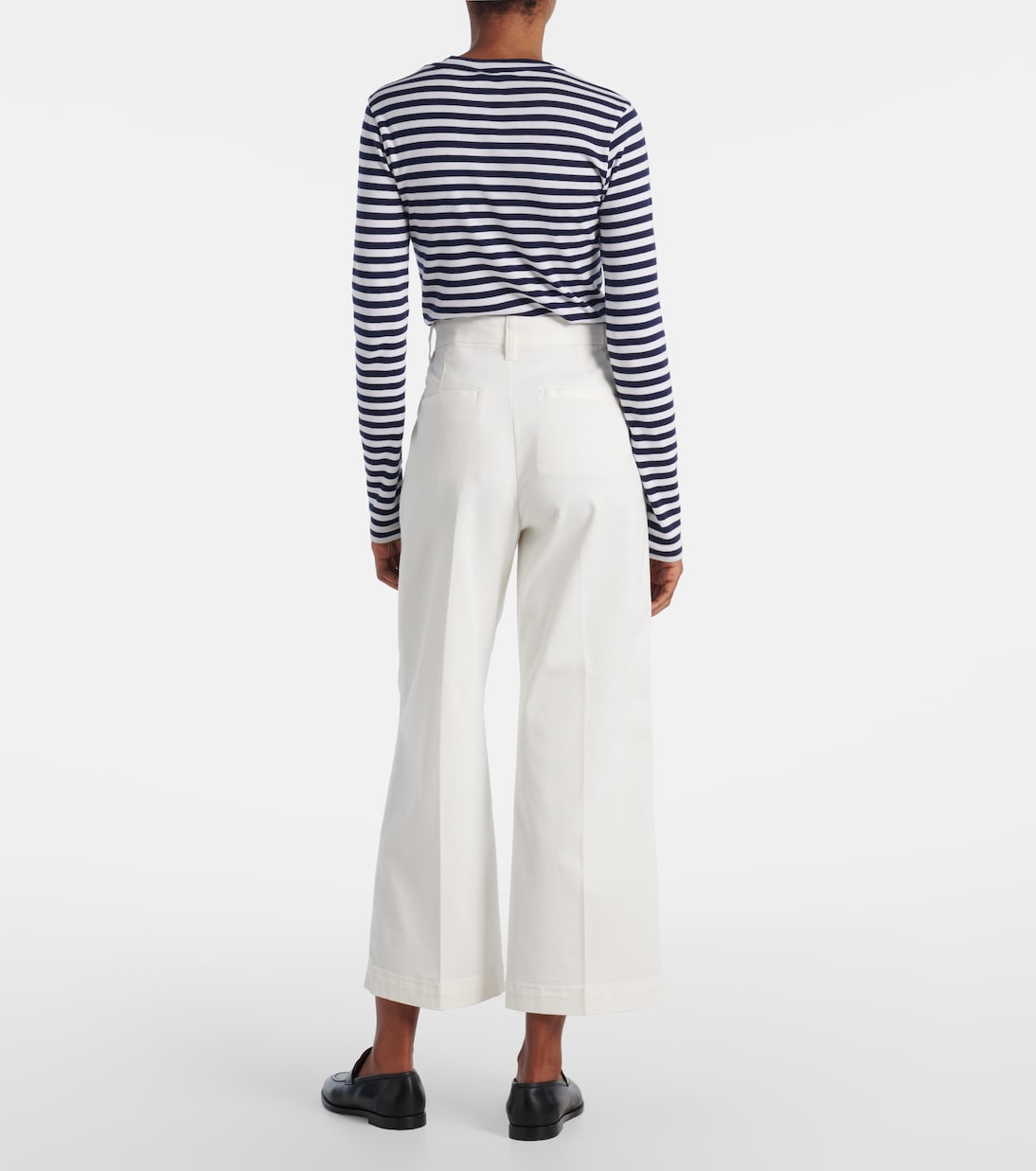 Укороченные чинос из хлопковой смеси Polo Ralph Lauren, Warm White — фото 3