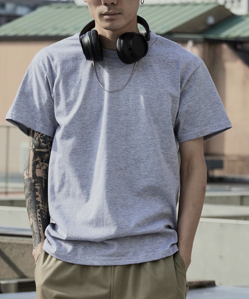 

Футболка с коротким рукавом, однотонная, из хлопка плотностью 150 г/м² GILDAN, светло-серый