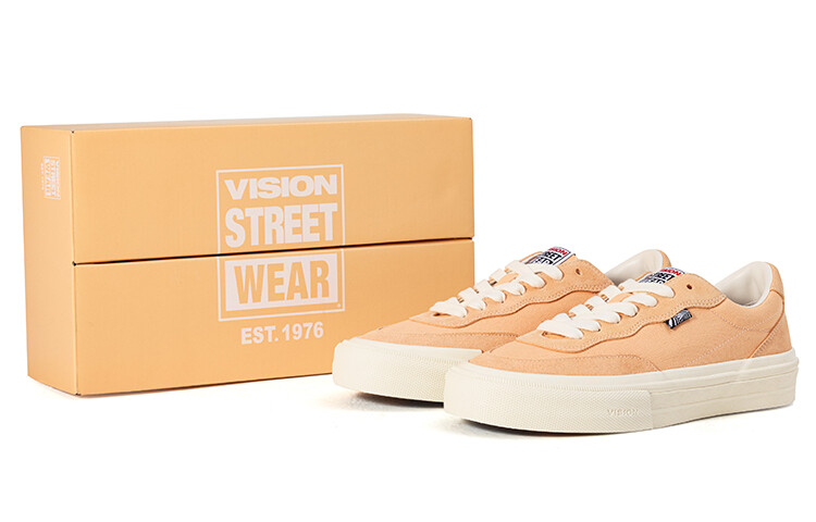 

Кроссовки vision street wear Flat Top Skateboarding Shoes Unisex Low-top White, цвет Soft peach
