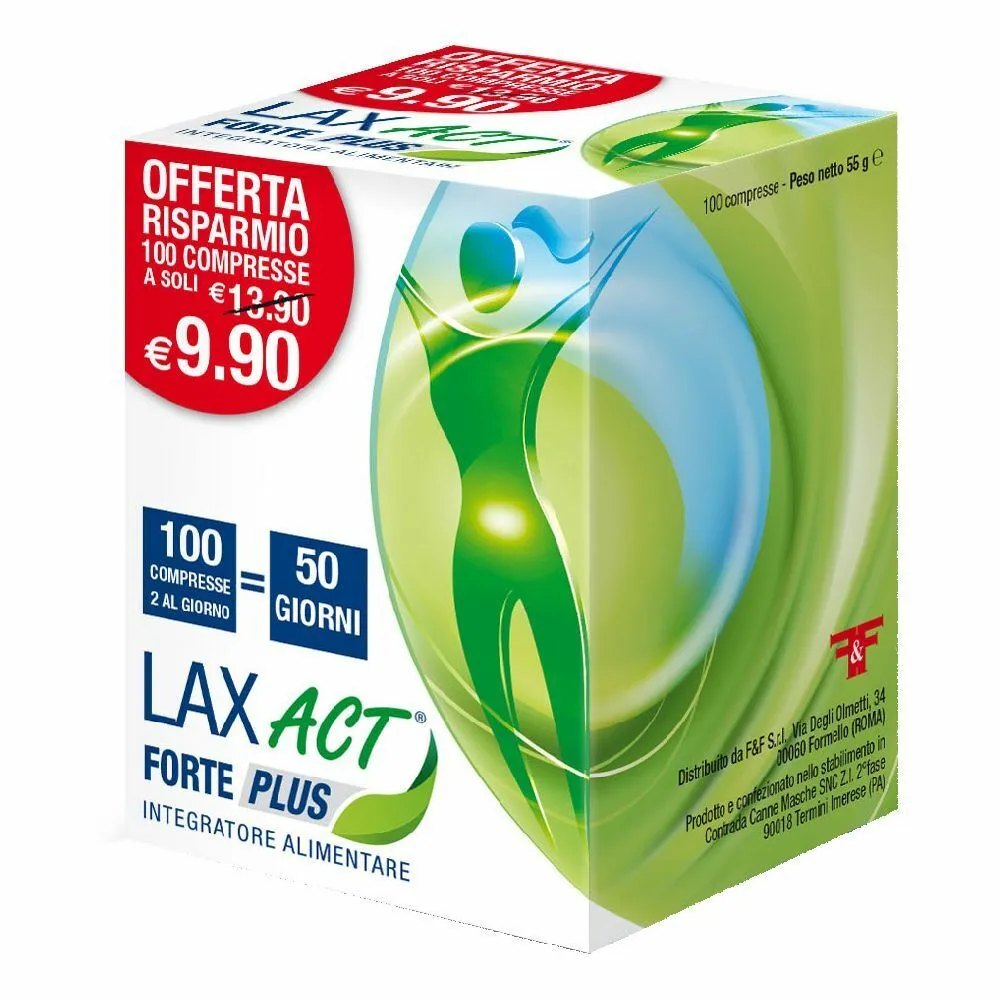 

Lax Act Forte Plus 100Tav с растительными экстрактами F&F