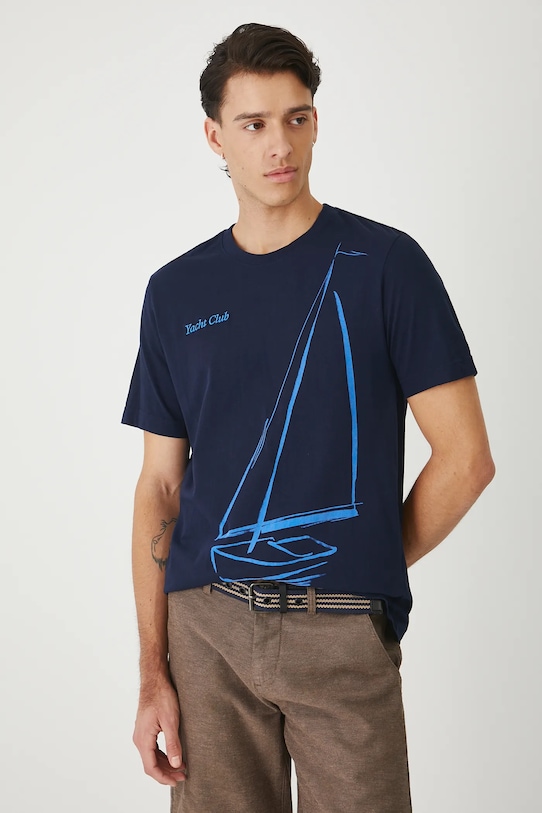 

Хлопковая футболка Medicine, темно-синий