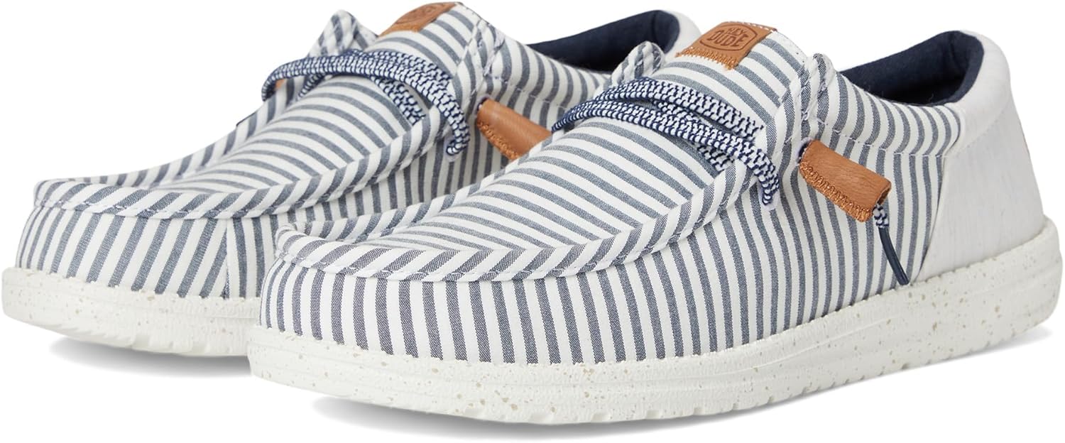 Кроссовки HEYDUDE Mens Wally Funk Nu Prep, Princess Blue/Wood Ash — фото 2